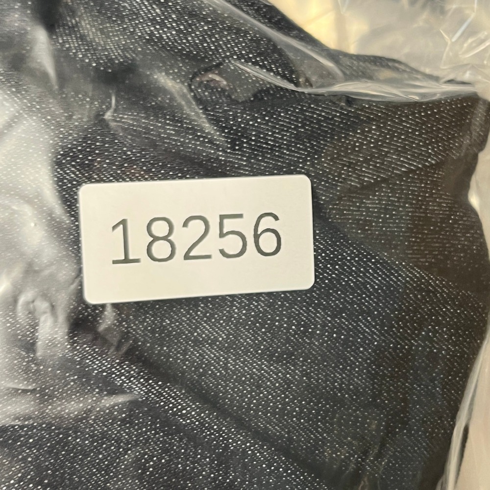 Ashley Stewart Denim Jacket Womens 16W Dark Blue Jean Zip Up Piping Plus Size - Picture 5 of 5